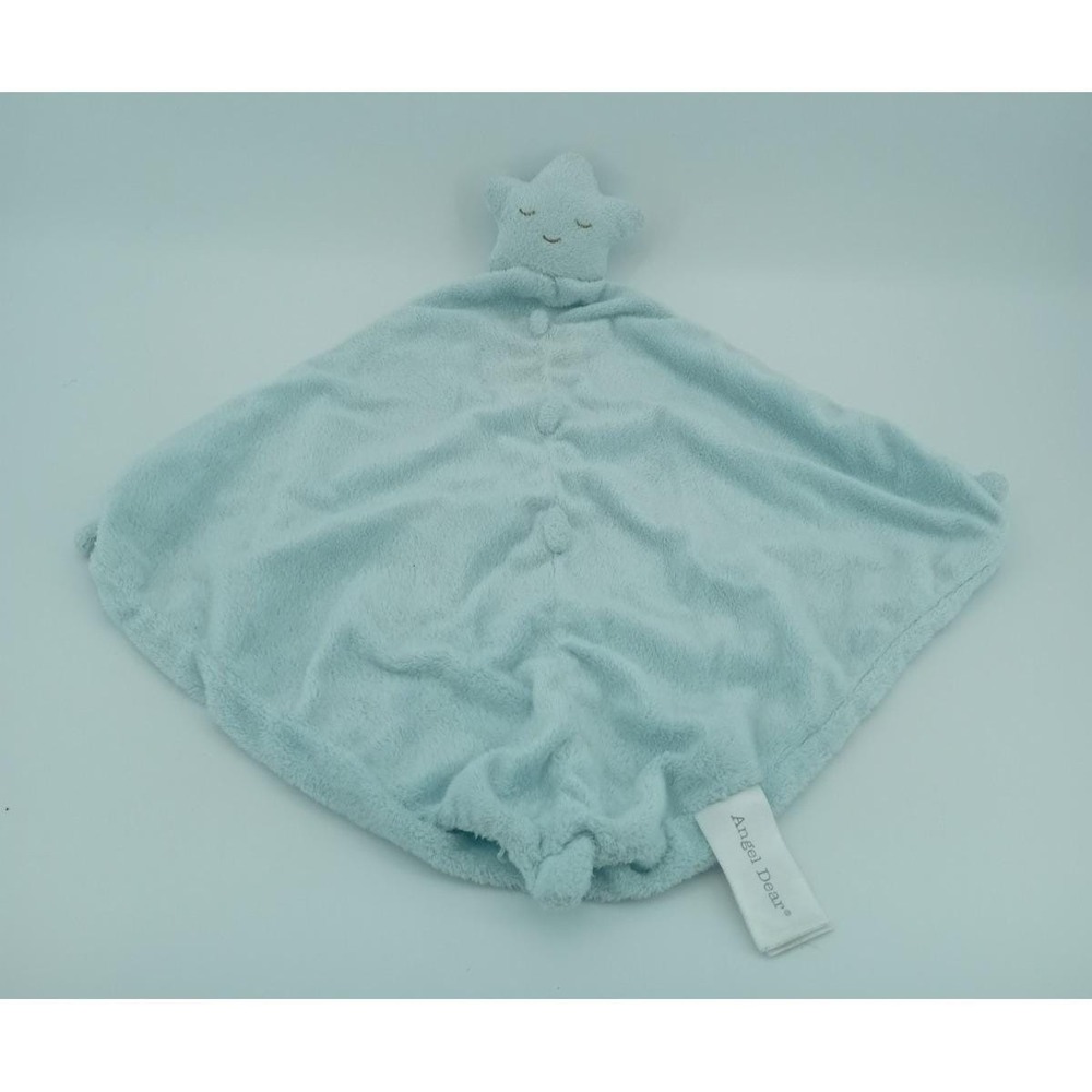 Angel Dear Blue Star‎ Lovey Security Blanket Plush Baby Comfort Toy Soft